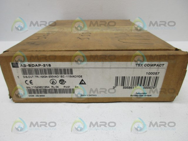 SCHNEIDER TSX COMPACT AS-BDAP-218 OUTPUT MODULE *NEW IN BOX*