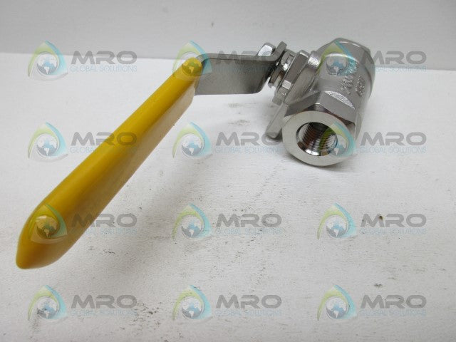 PARKER CF8M-1/4 BALL VALVE *NEW NO BOX*