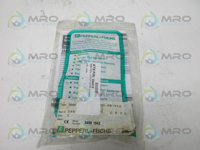 PEPPERL+FUCHS NMB2-12GM80-US-FE-V12 SENSOR *NEW IN FACTORY BAG*