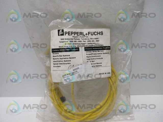 PEPPERL+FUCHS V12-G-YE5M-PVC  CORDSET *NEW IN FACTORY BAG*