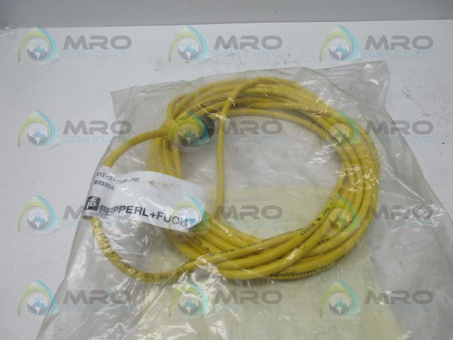PEPPERL+FUCHS V12-G-YE5M-PVC  CORDSET *NEW IN FACTORY BAG*