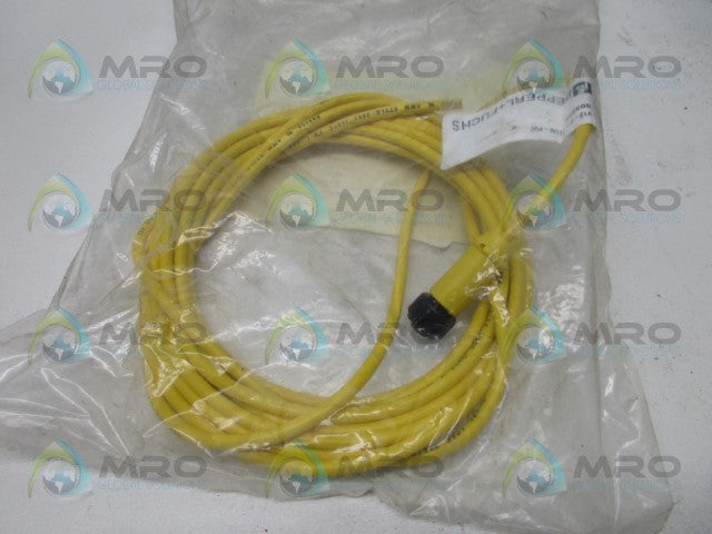 PEPPERL+FUCHS V12-G-YE5M-PVC  CORDSET *NEW IN FACTORY BAG*