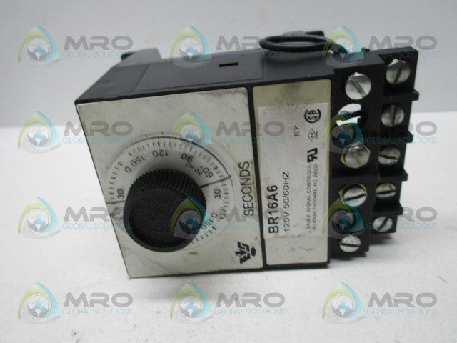 EAGLE SIGNAL BR16A6 TIMER 120V *USED*