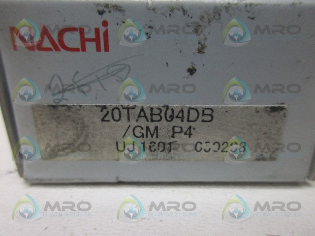 NACHI 20TAB04DB-GMP4 BEARING *FACTORY SEALED*