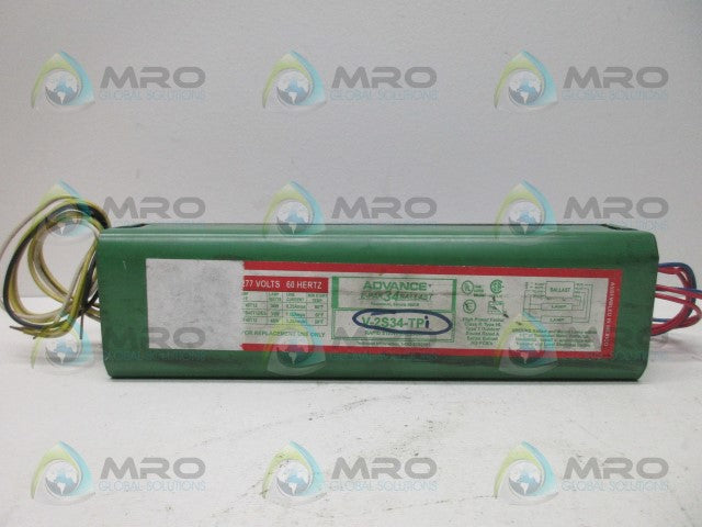 ADVANCE V-2S34-TP BALLAST *USED*