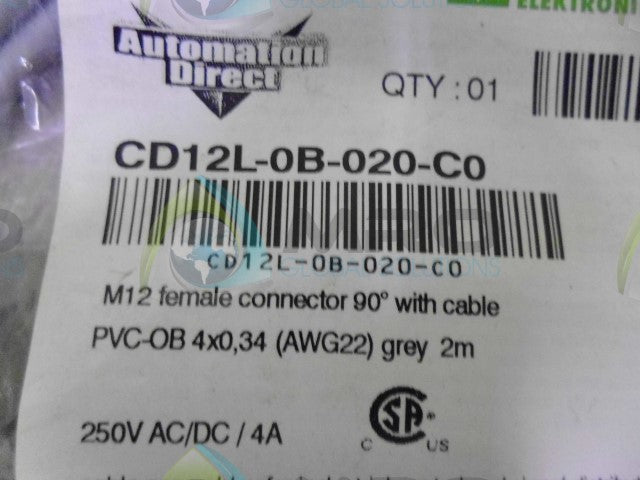 MURR ELEKTRONIK CD12L-0B-020-C0 *NEW IN BAG*