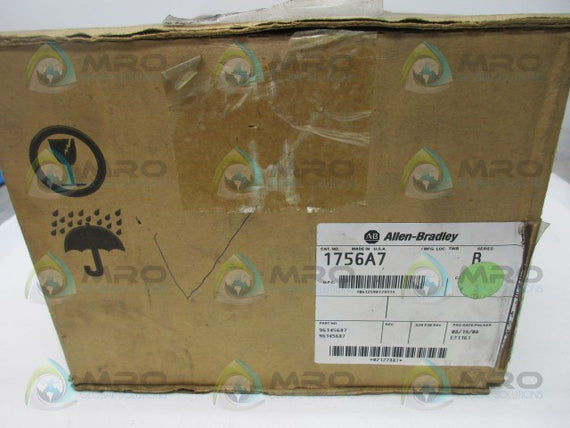 ALLEN BRADLEY 1756-A7 SER. B 7-SLOT CHASSIS *NEW IN BOX*