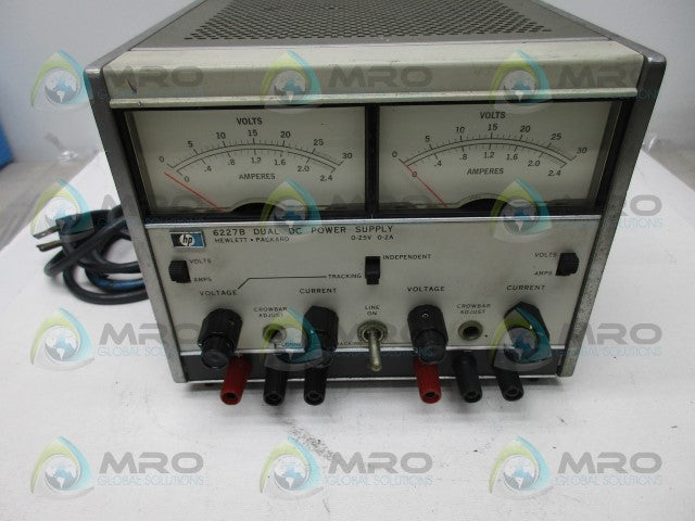 HP 6227B DUAL DC POWER SUPPLY *USED*