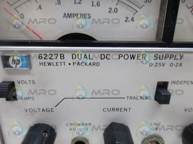 HP 6227B DUAL DC POWER SUPPLY *USED*