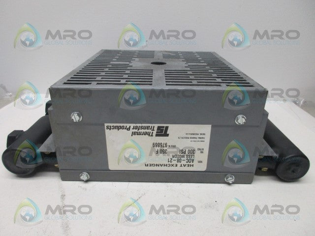 THERMAL TRANSFER PRODUCTS AOC-08-21 HEAT EXCHANGER *USED*
