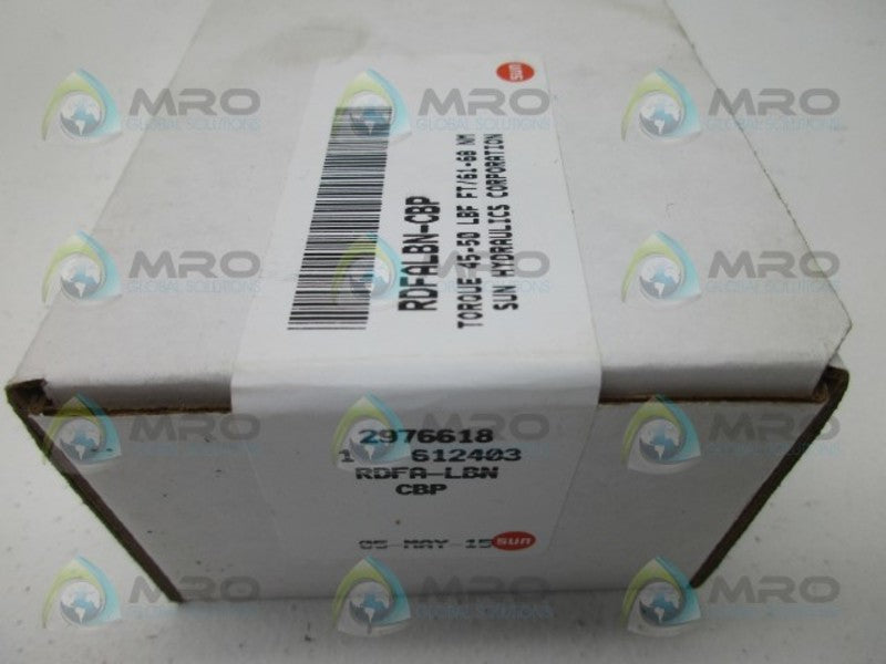SUN HYDRAULICS CBP VALVE NSFS
