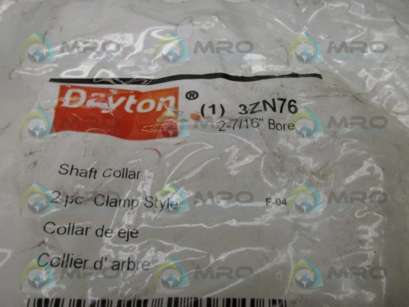 DAYTON 3ZN76 2-7/16" BORE NSMP