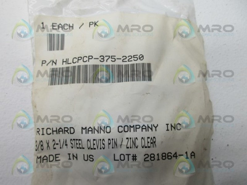 RICHARD MANNO HLCPCP-375-2250 DOWEL PIN NSMP