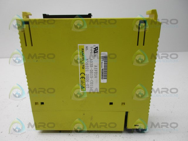 FANUC A03B-0819-C011 I/O MODULE *USED*