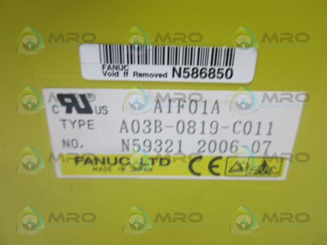 FANUC A03B-0819-C011 I/O MODULE *USED*