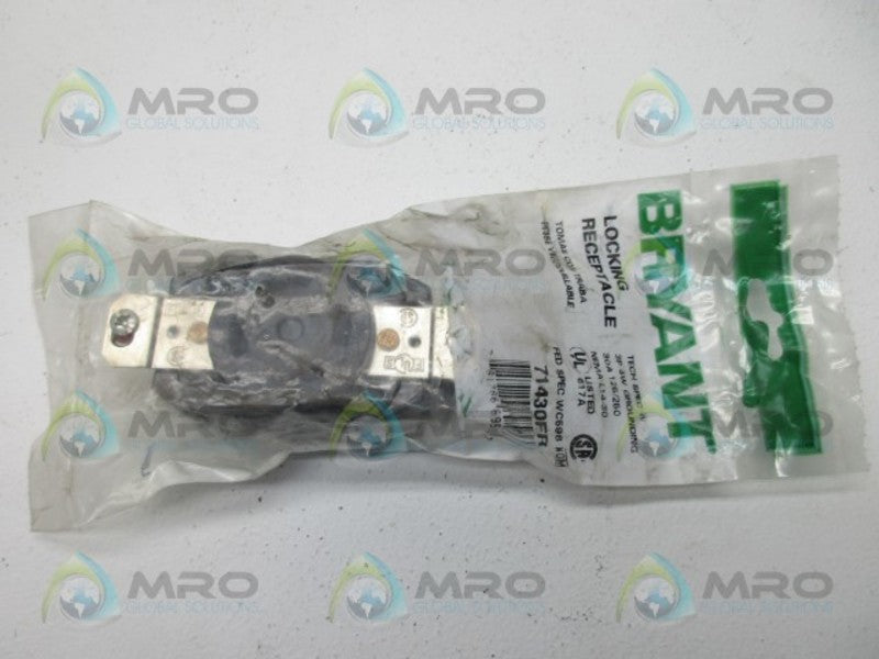 BRYANT 71430FR LOCKING RECEPTACLE NSMP