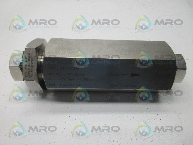 MAXIMATOR 210C12M VALVE *NEW NO BOX*