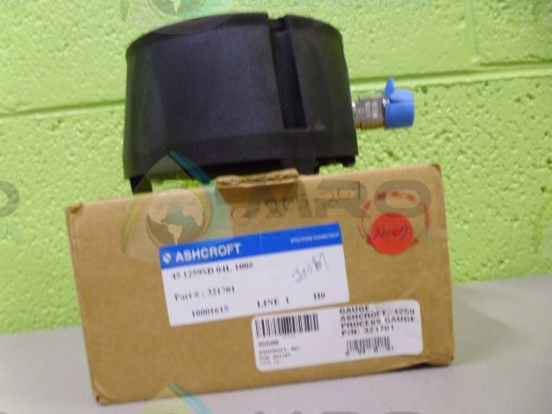 ASHCROFT 451259SD04L-100# PRESSURE GAUGE 0-100 PSI *NEW IN BOX*