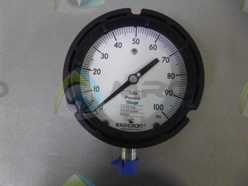 ASHCROFT 451259SD04L-100# PRESSURE GAUGE 0-100 PSI *NEW IN BOX*