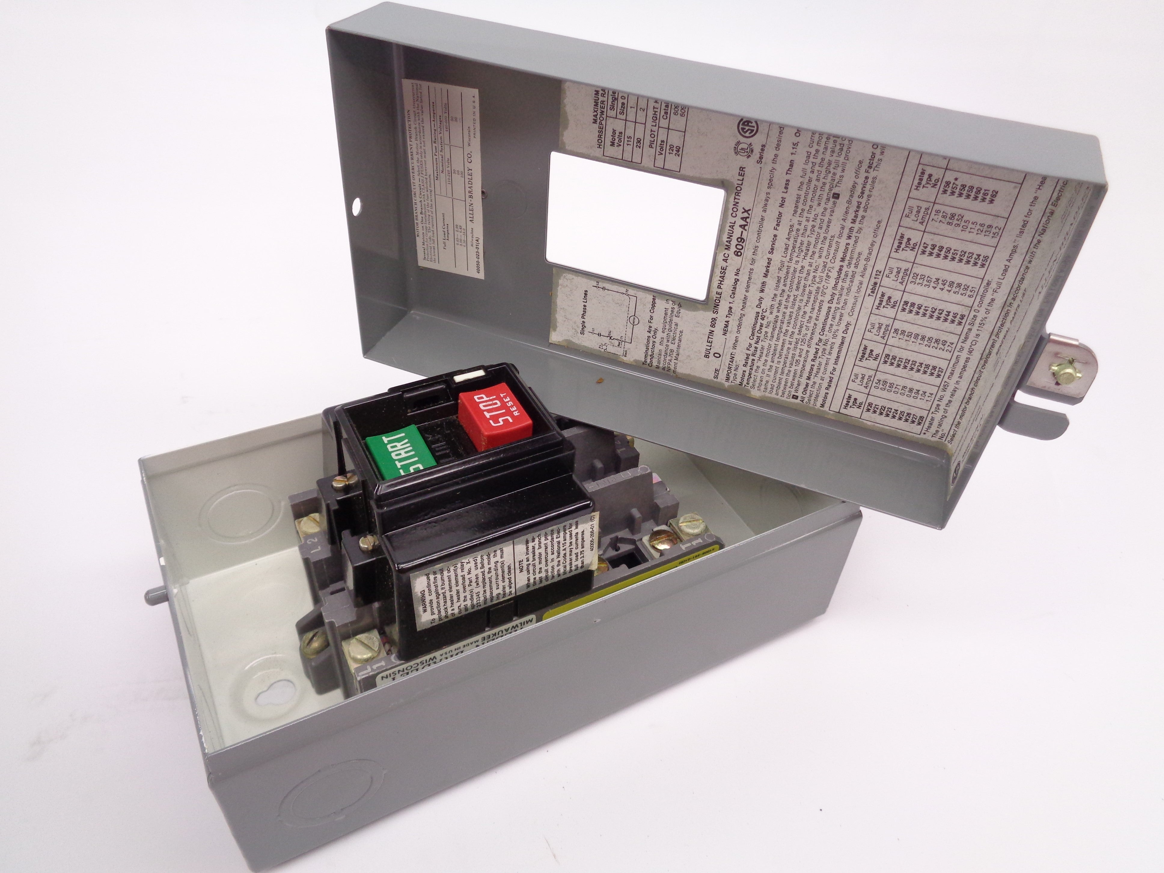 INDUSTRIAL SPARE PART 609-AAX SER. G NSMP (BR/YL)