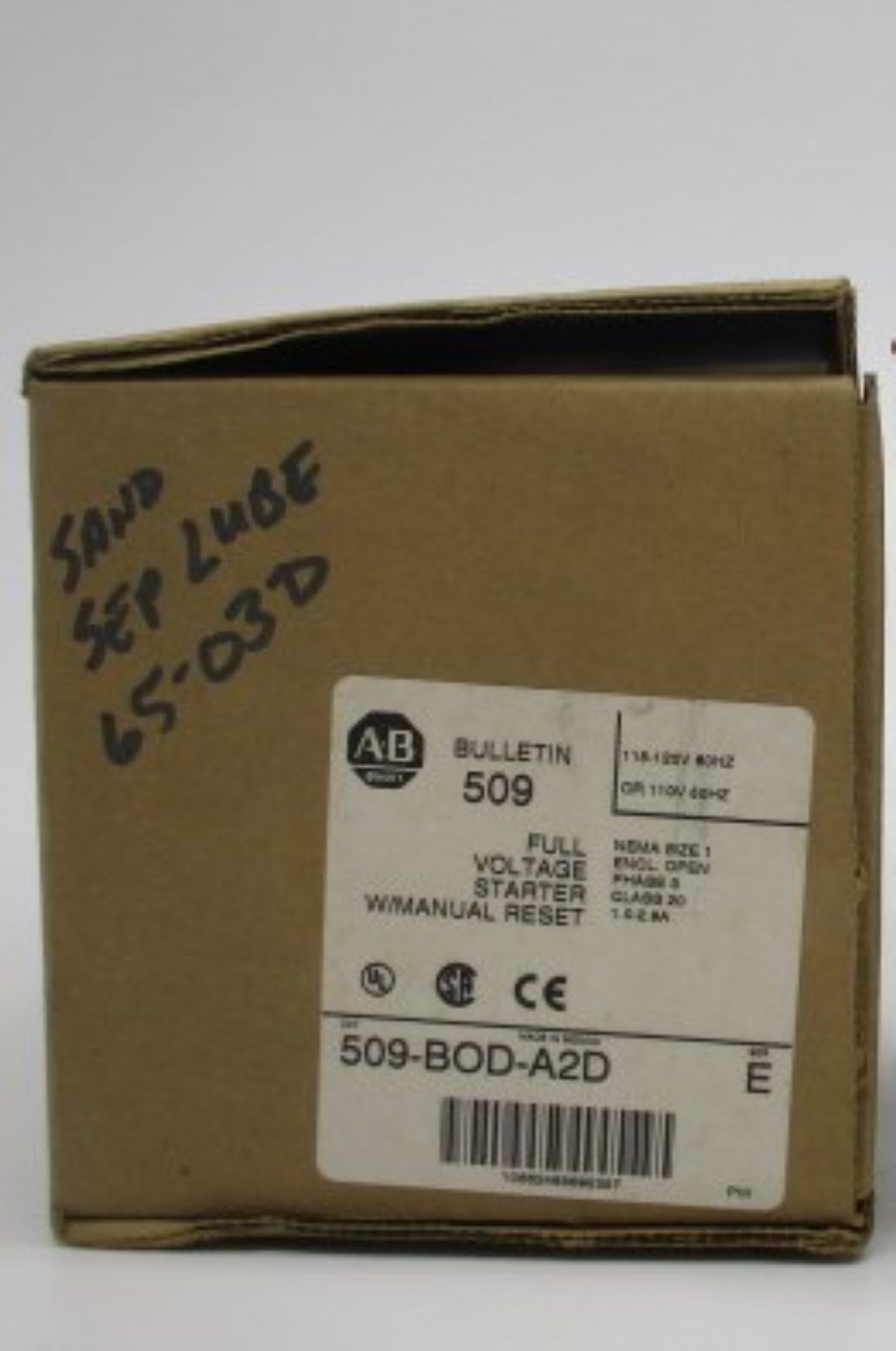 ALLEN BRADLEY 509-BOD-A2D SER. E (AS PICTURED) (BR/WH) NSMP