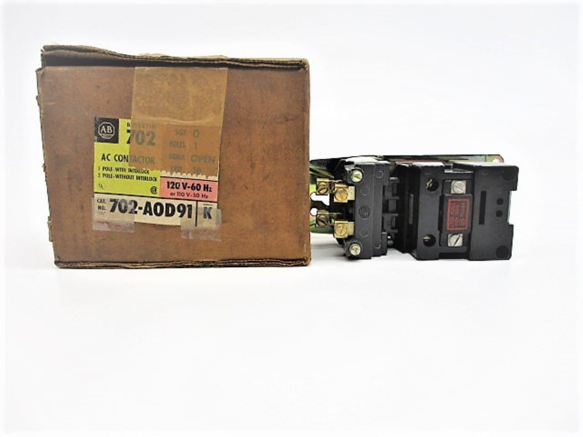 INDUSTRIAL SPARE PART 702-AOD91 SER. K 120V (BR/YL) NSMP