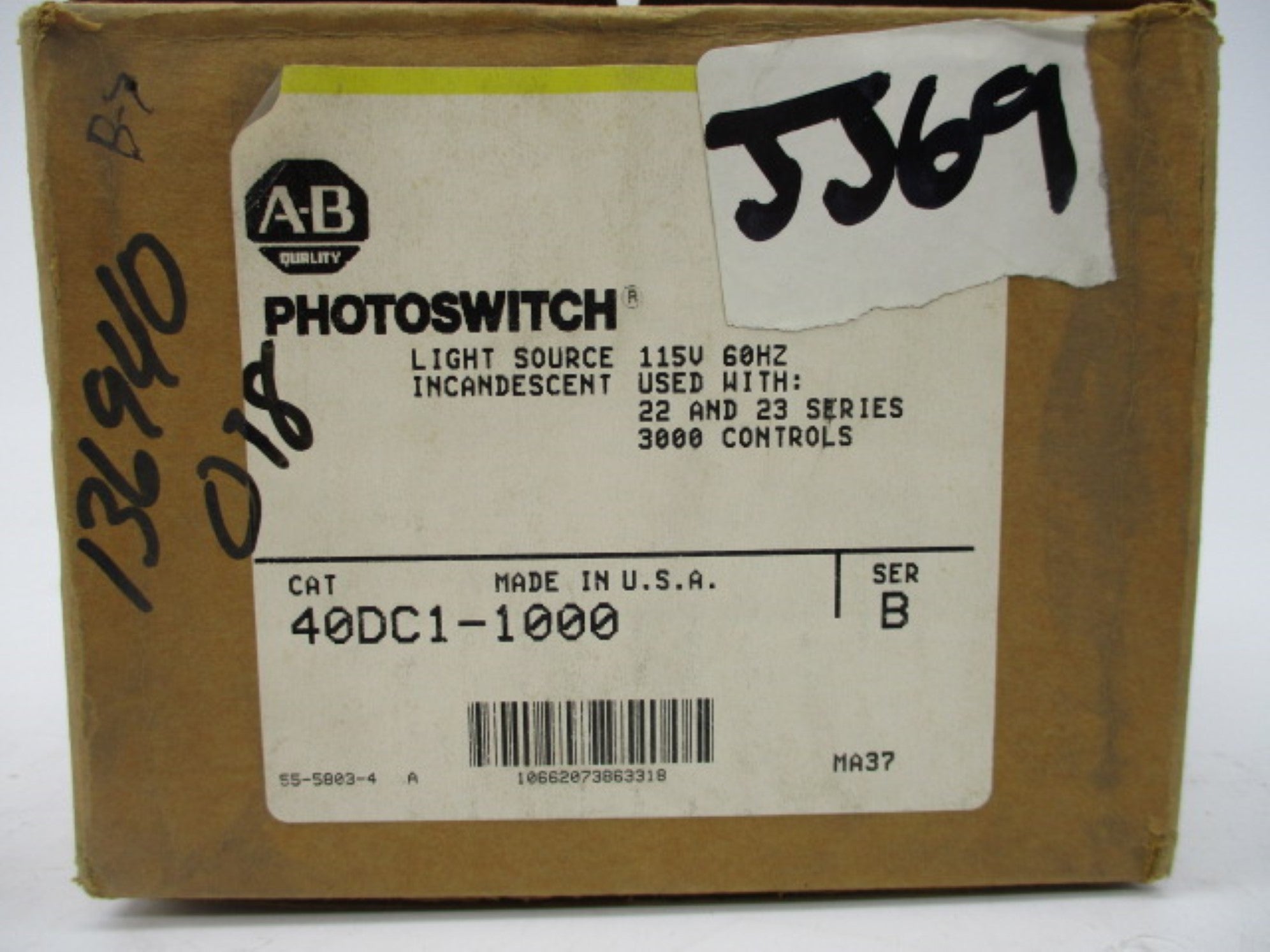 INDUSTRIAL SPARE PART 40DC1-1000 SER. B (BR/YL) NSMP