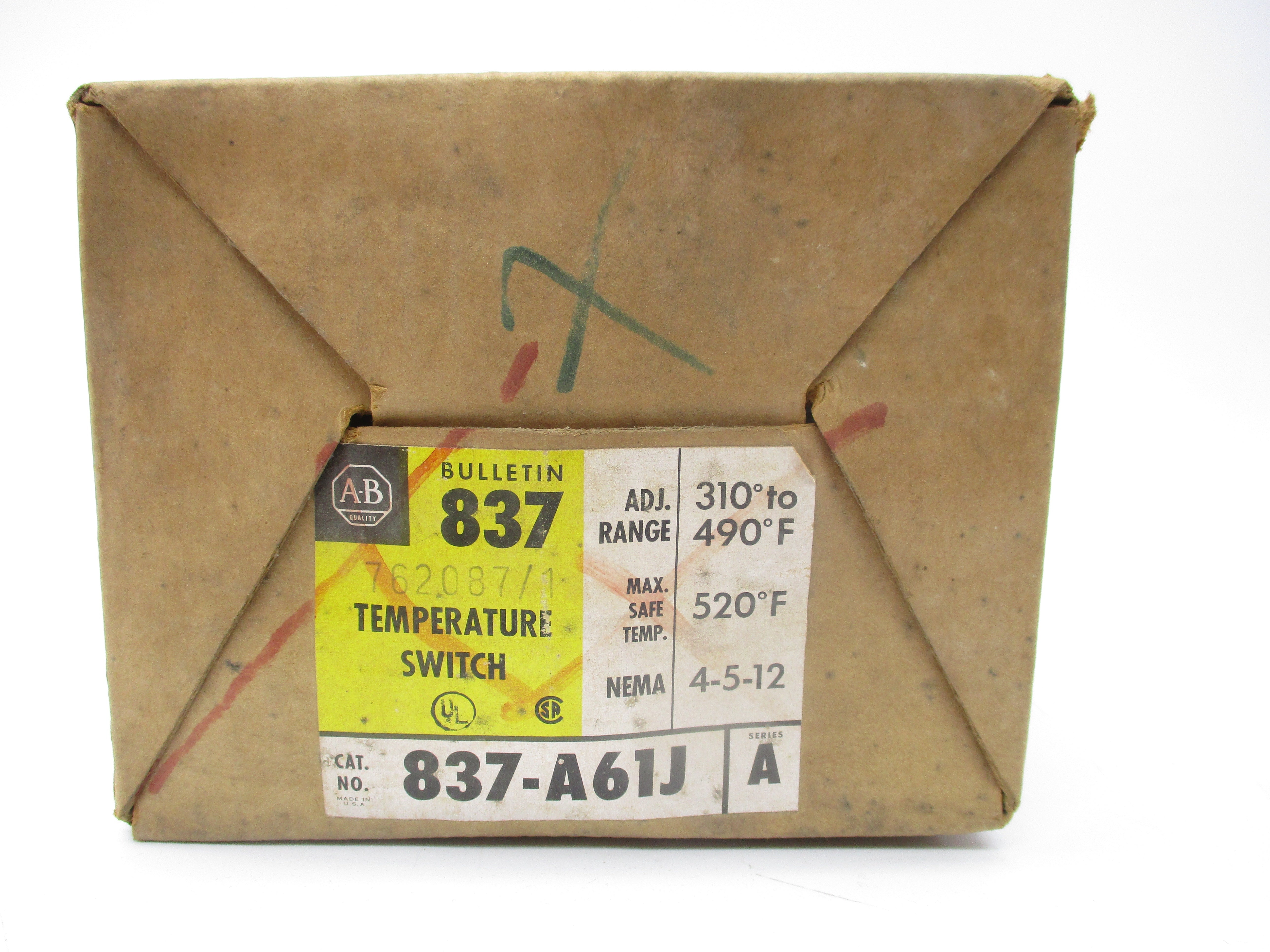 INDUSTRIAL SPARE PART 837-A61J SER. A (BR/YL) NSFS