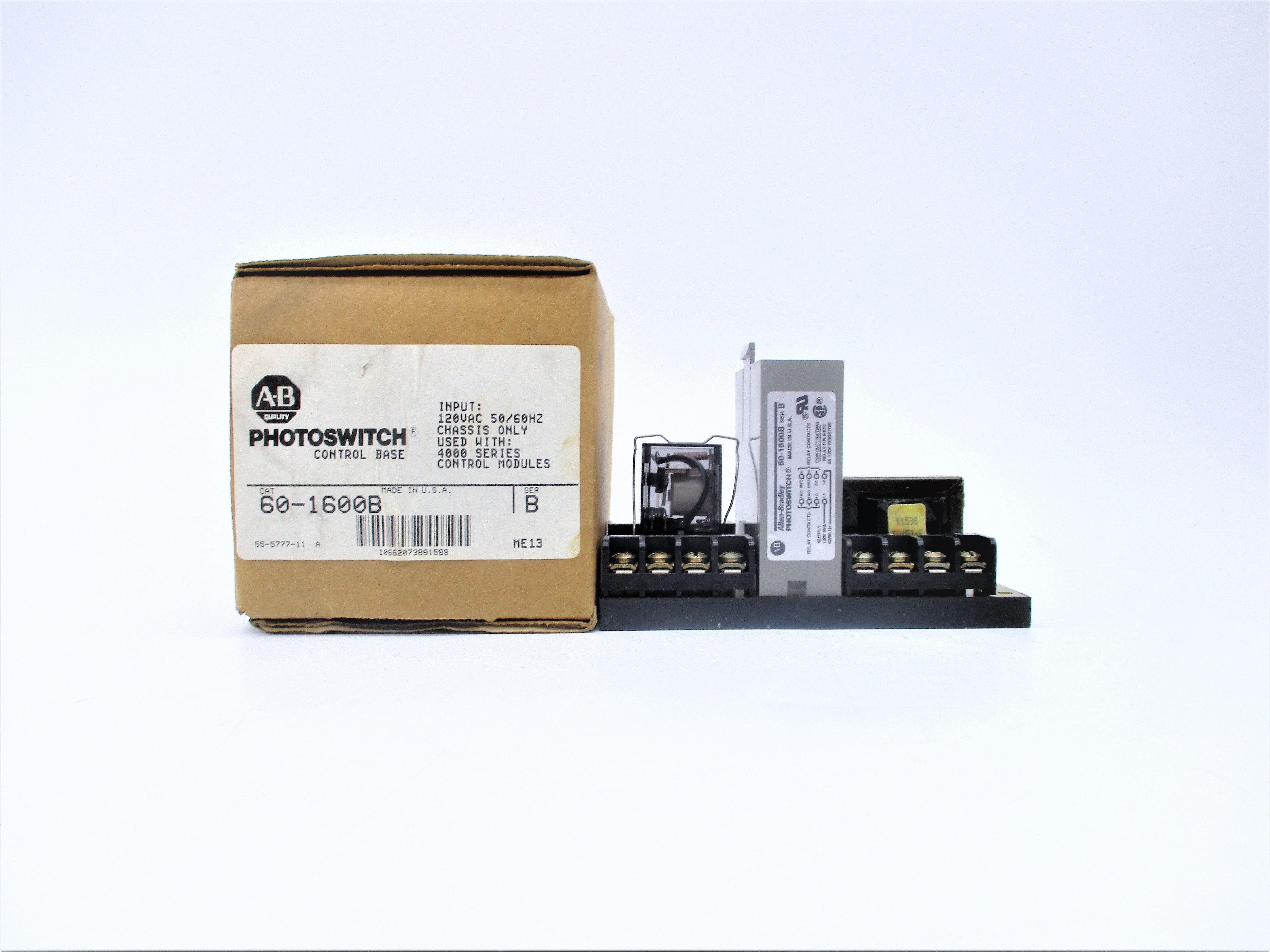 INDUSTRIAL SPARE PART 60-1600B SER. B 120VAC 5A (BR/WH) NSMP