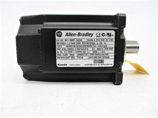 ALLEN BRADLEY MPL-B420P-SJ22AA SER. A NSNP