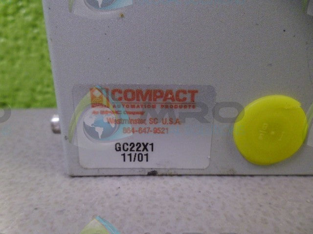 COMPACT GC22X1 PNEUMATIC CYLINDER *NEW NO BOX*