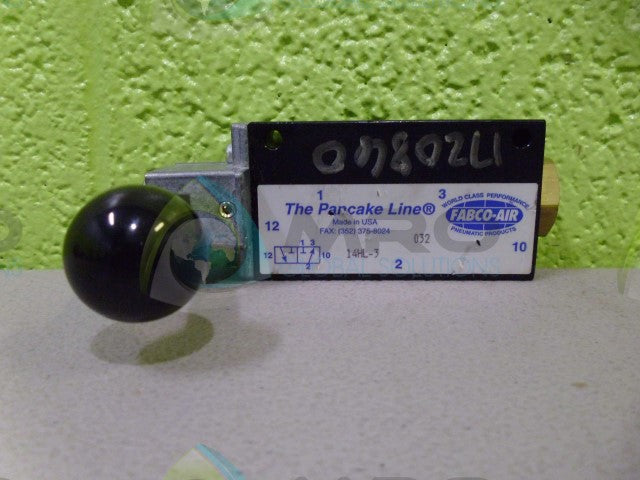 PANCAKE 14HL-3 FABCO AIR CONTROL VALVE *NEW NO BOX*
