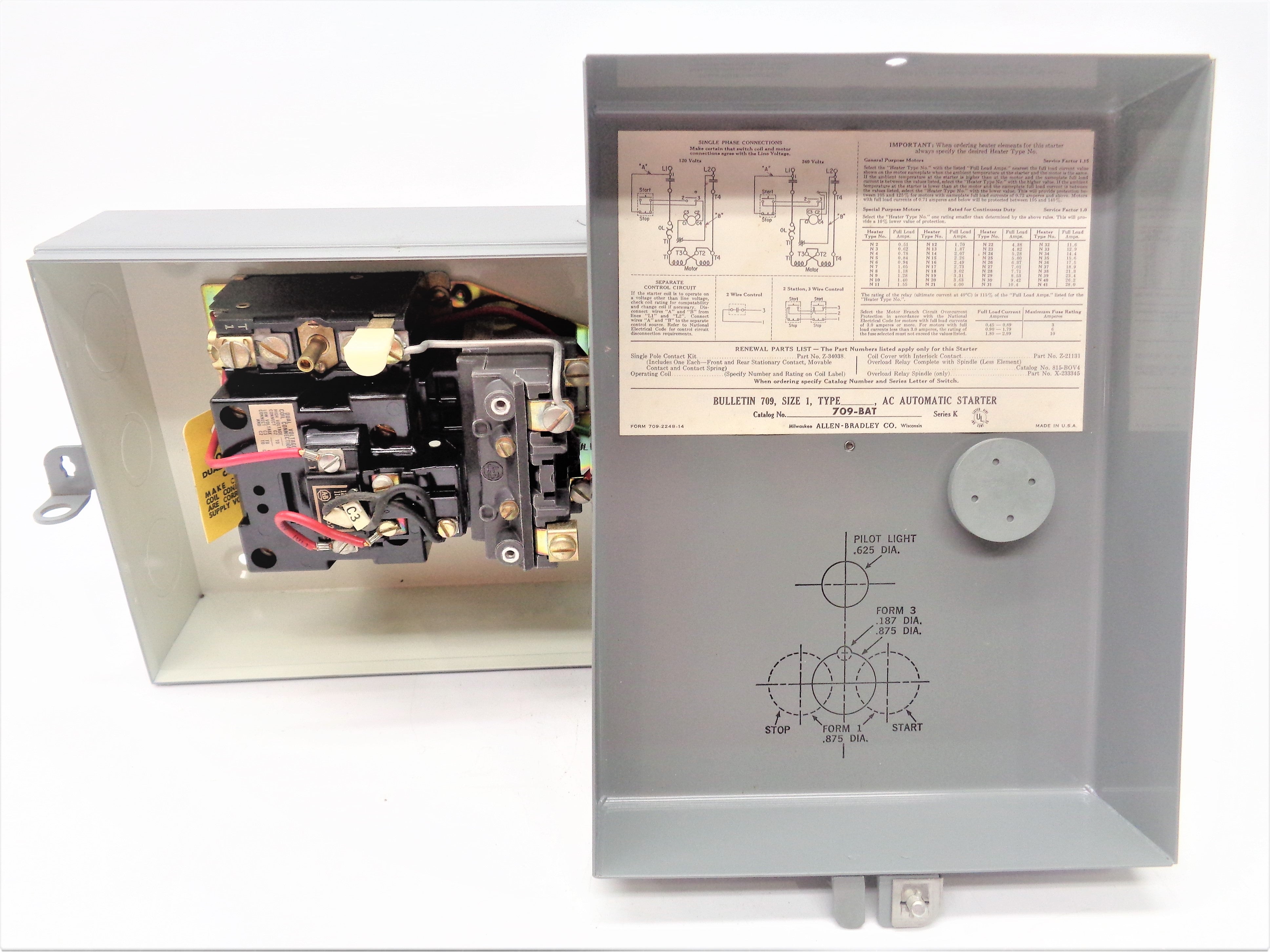 ALLEN BRADLEY 709-BAT SER. K NSNP