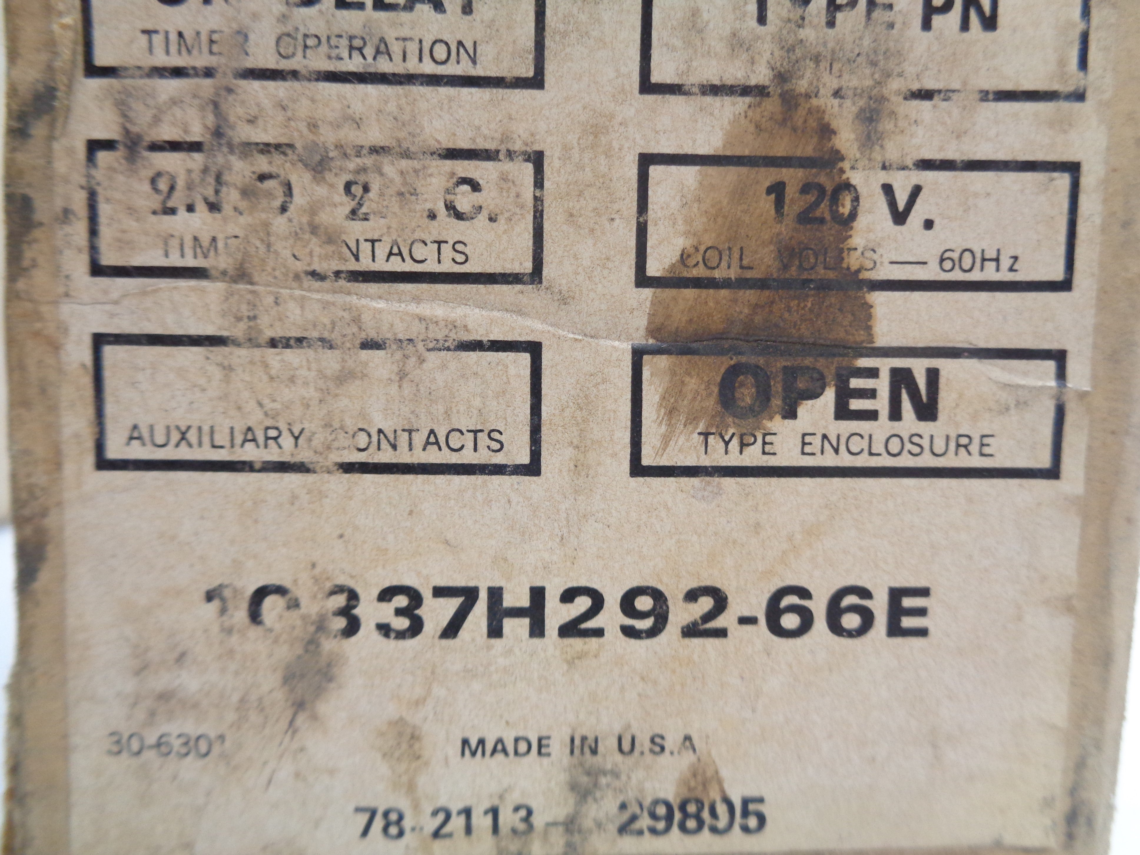 CUTLER HAMMER 10337H292-66E NSMP