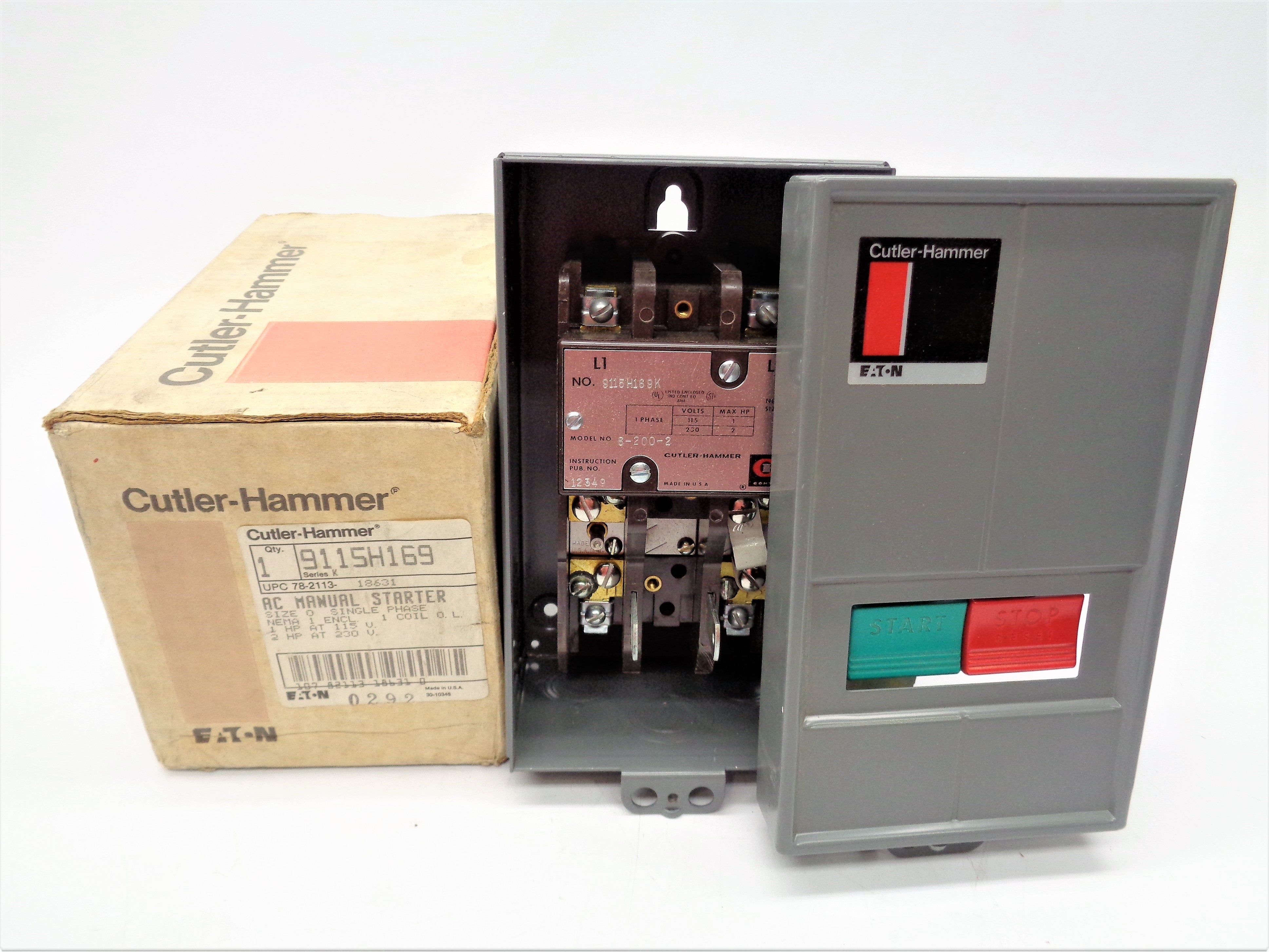 CUTLER HAMMER 9115H169 SER. K NSMP