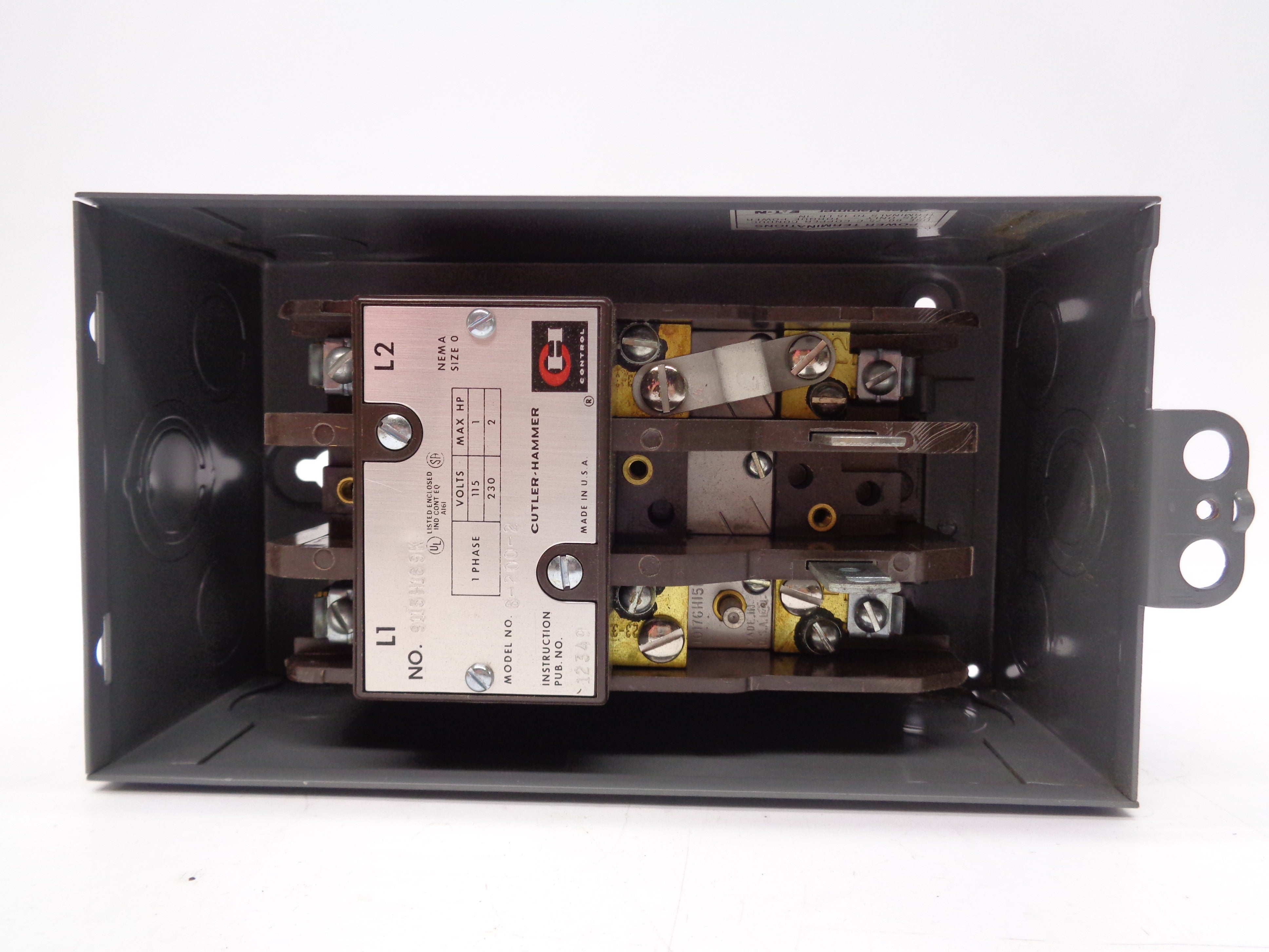 CUTLER HAMMER 9115H169 SER. K NSMP