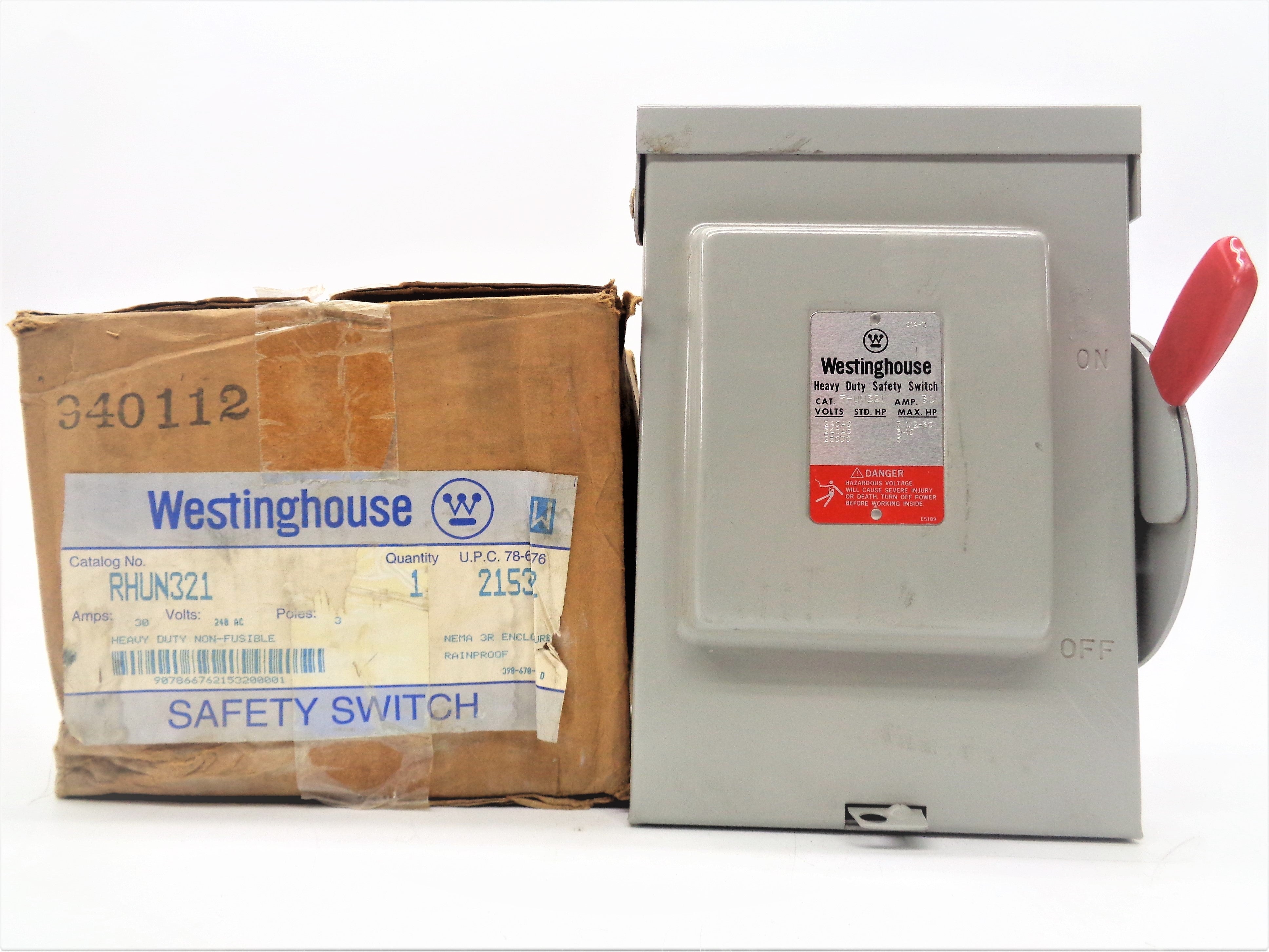 WESTINGHOUSE RHUN321 NSMP