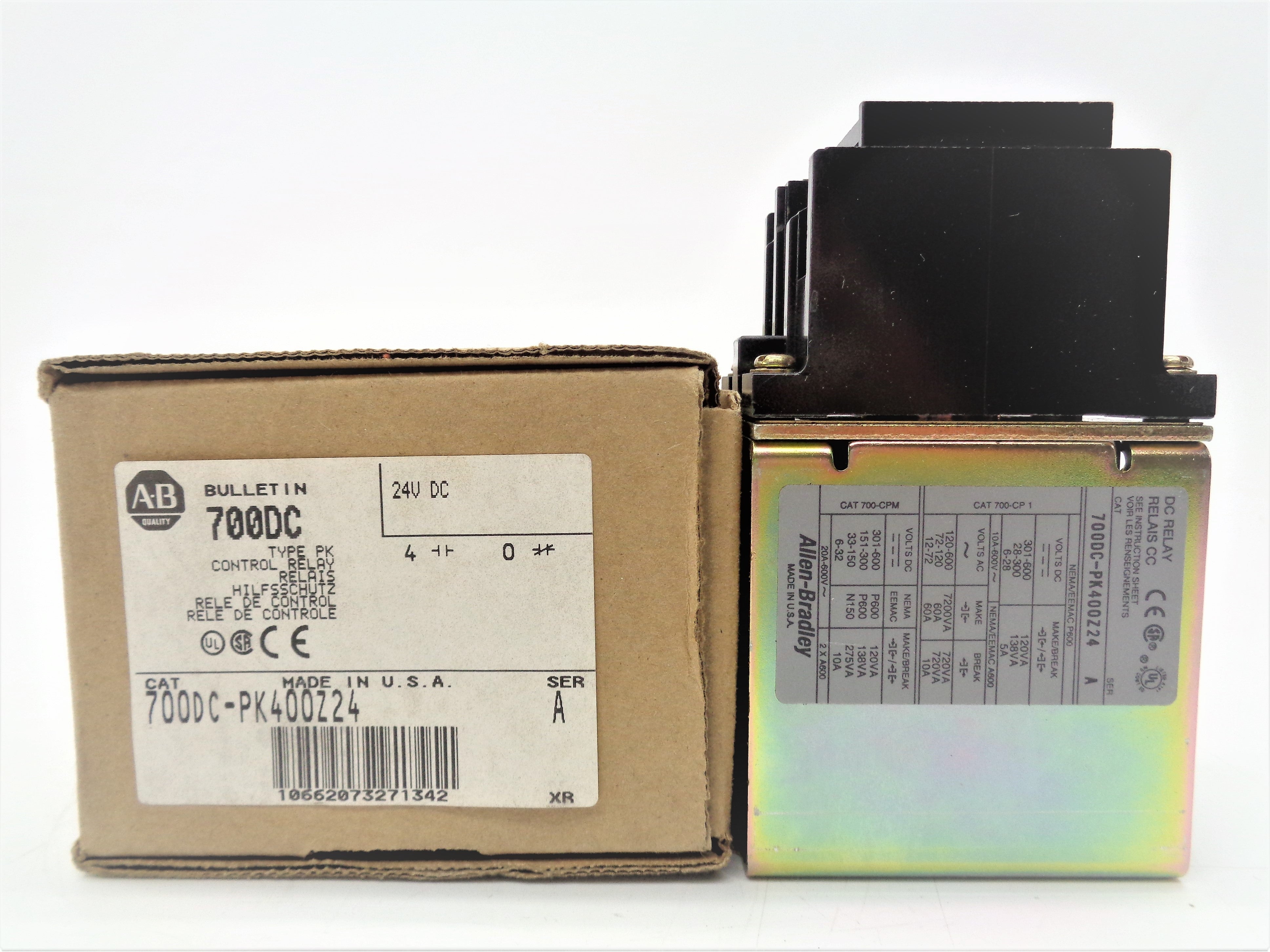 INDUSTRIAL SPARE PART 700DC-PK400Z24 SER. A 24VDC (BR/WH) NSMP