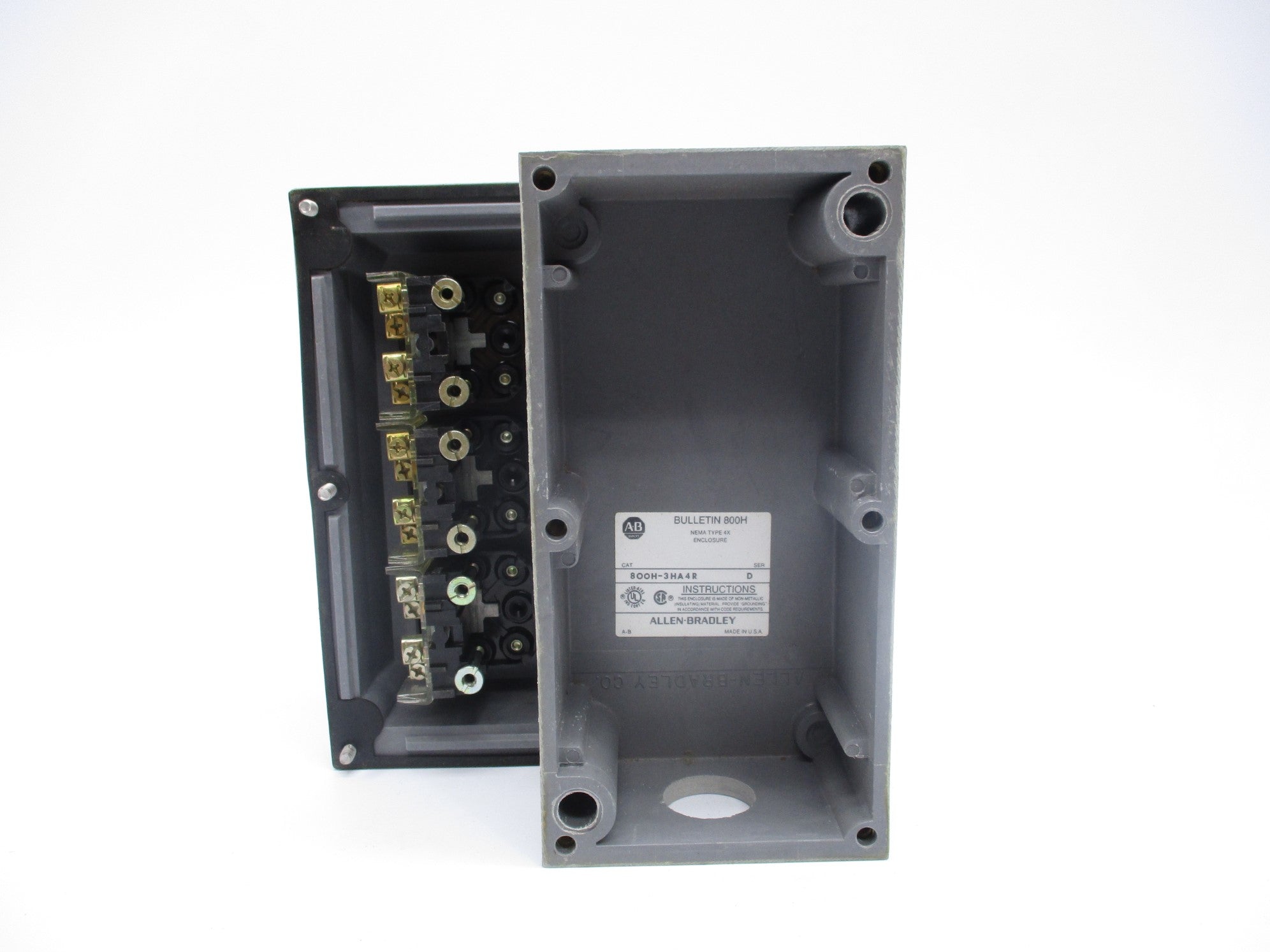 ALLEN BRADLEY 800H-3HA4R SER. D (BR/YL) NSMP