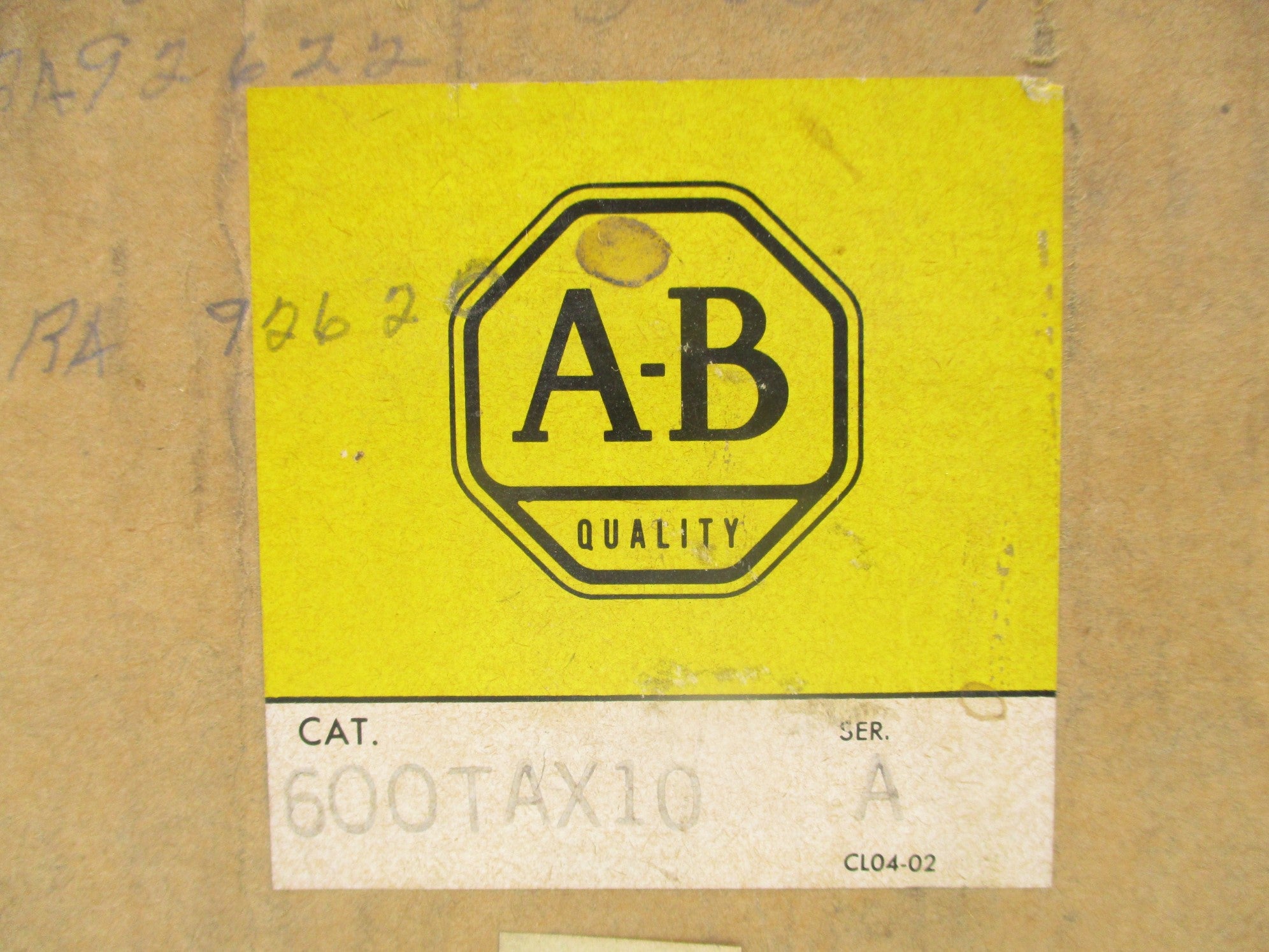 INDUSTRIAL SPARE PART 600-TAX10 SER. A (BR/YL) NSMP