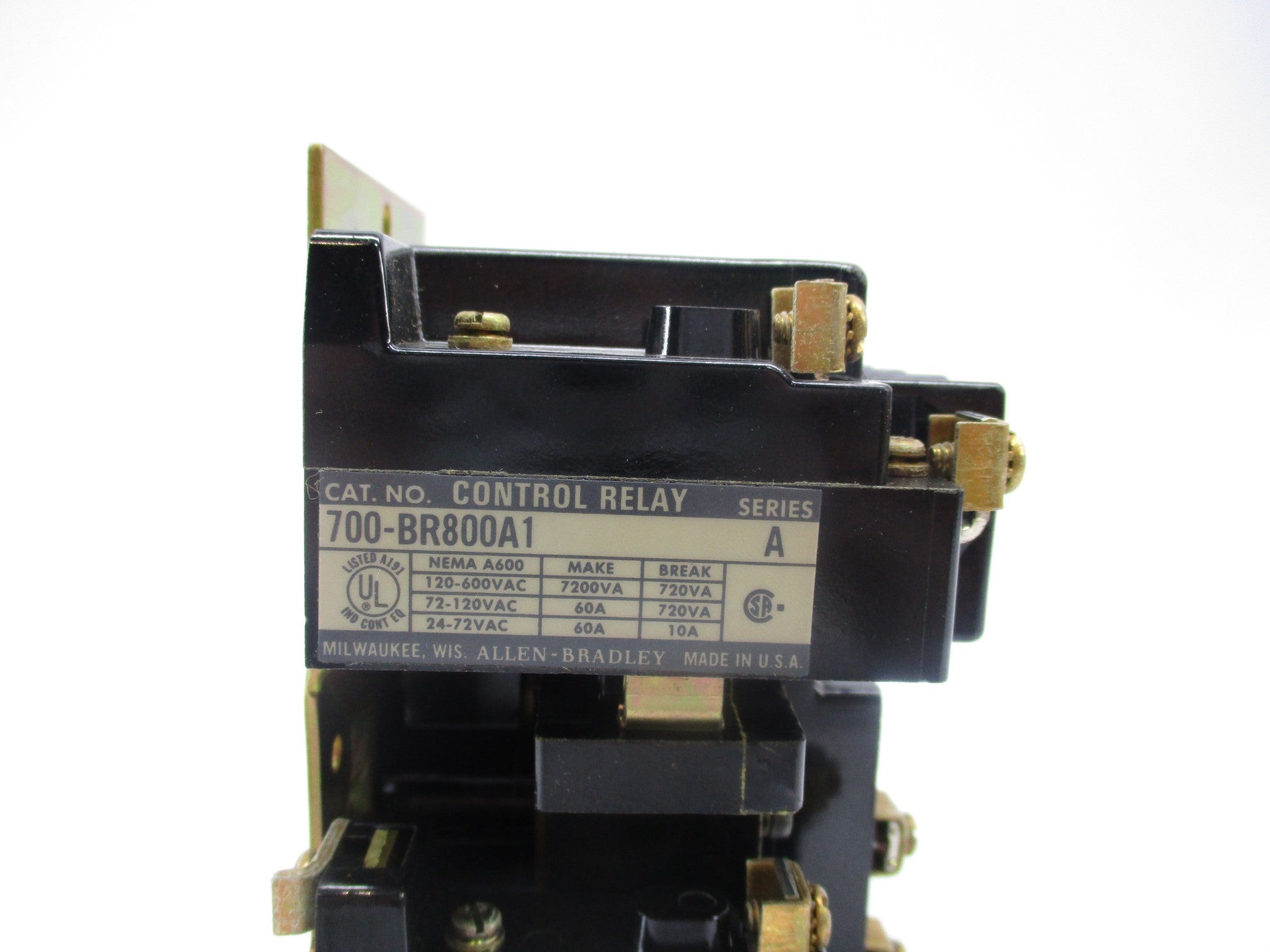 INDUSTRIAL SPARE PART 700-BR800A1 SER. A 120V NSNP