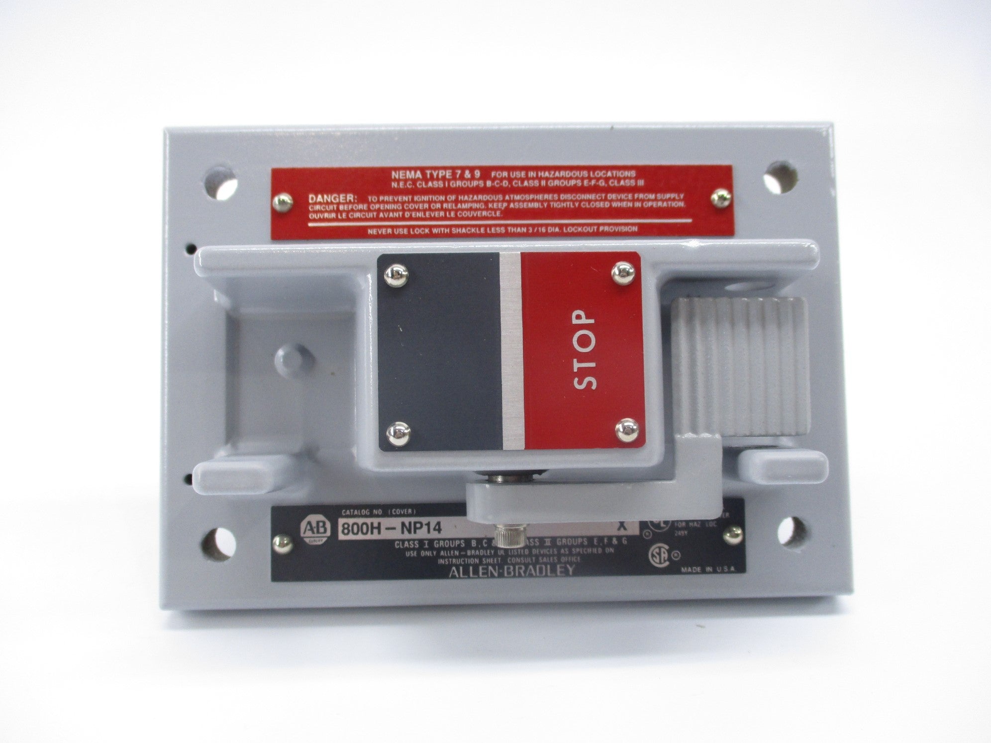 ALLEN BRADLEY 800H-NP14 SER. X NSNP