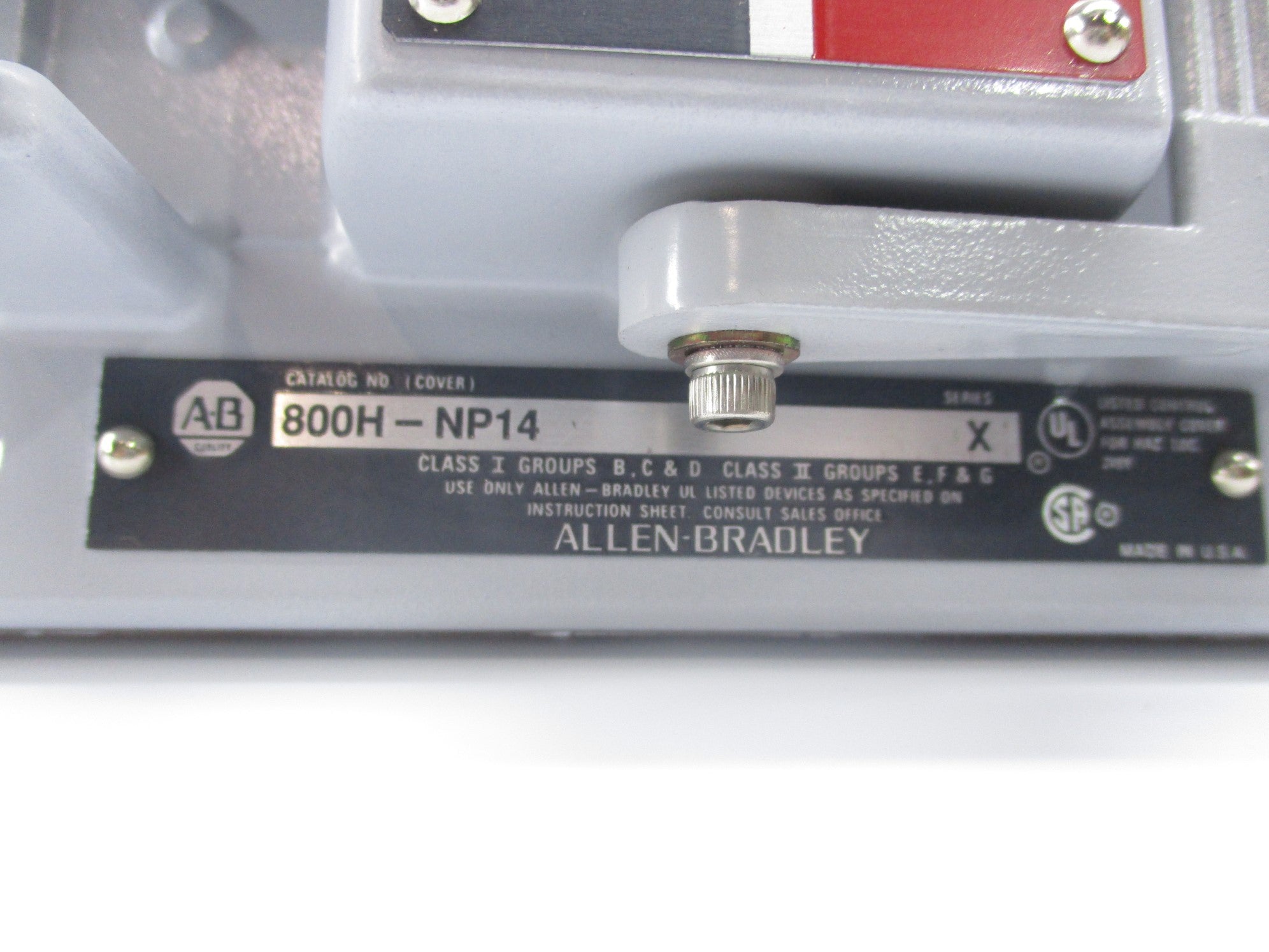 ALLEN BRADLEY 800H-NP14 SER. X NSNP