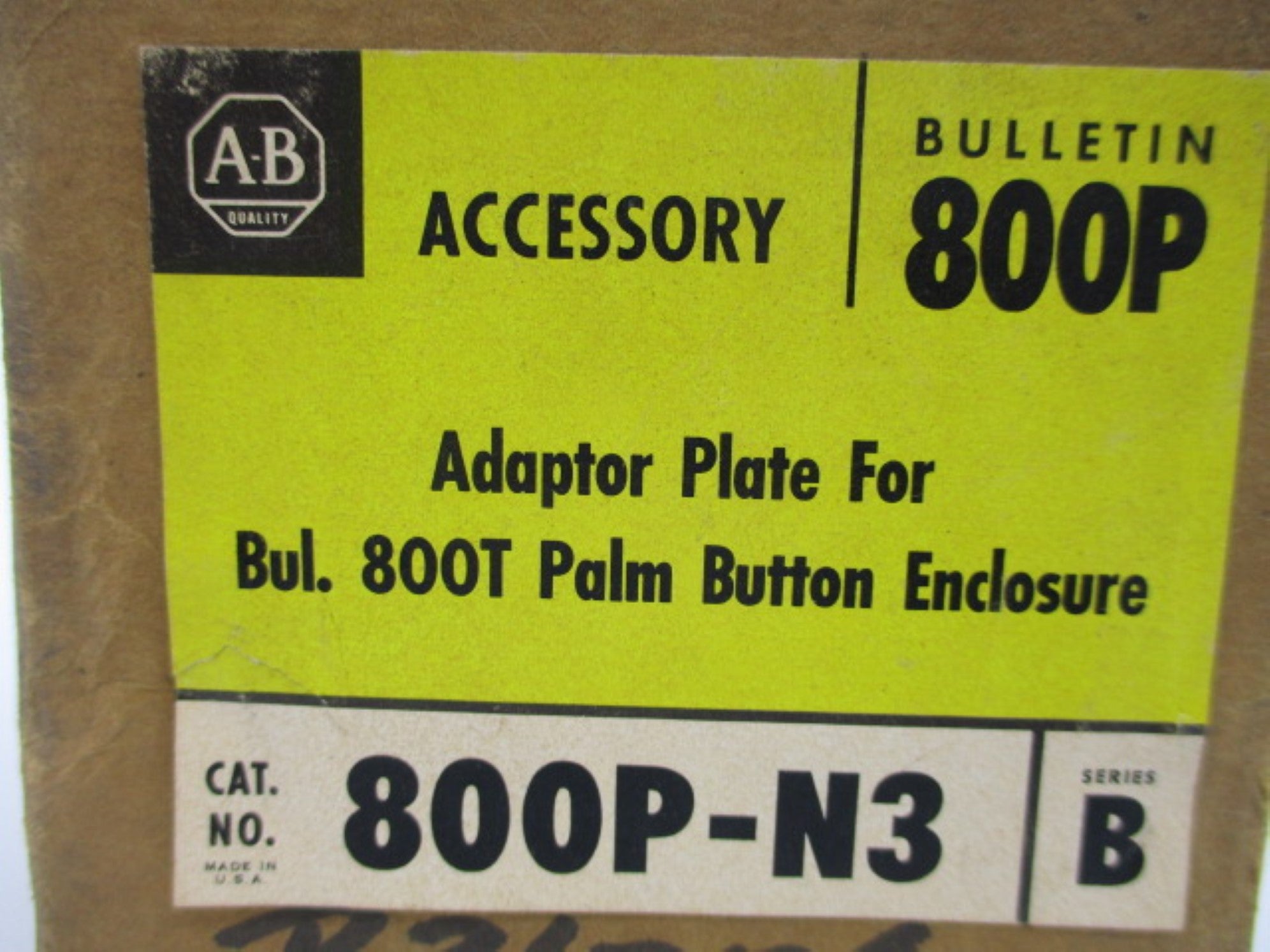 INDUSTRIAL SPARE PART 800P-N3 SER. B (BR/YL) NSMP