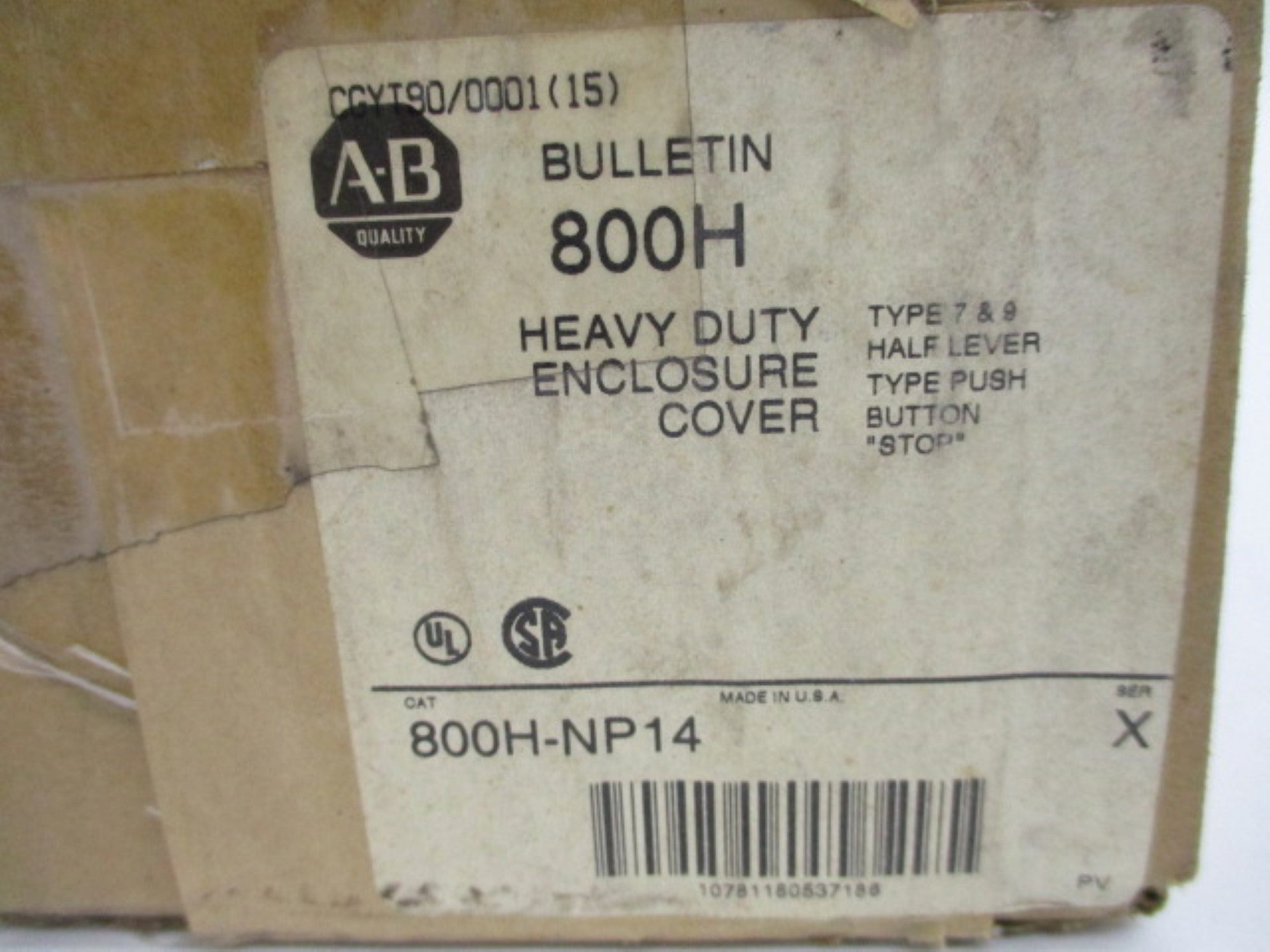 INDUSTRIAL SPARE PART 800H-NP14 SER. X (BR/WH) NSMP
