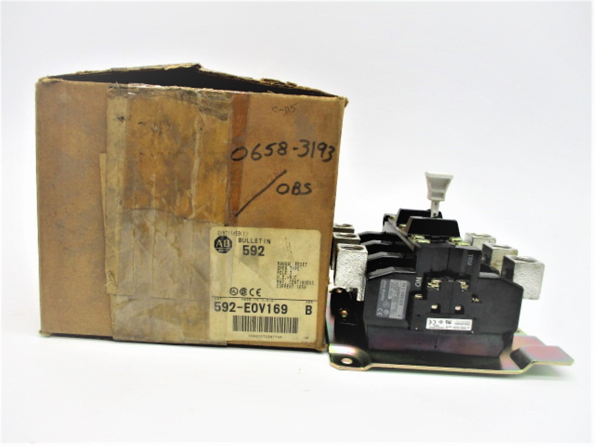 INDUSTRIAL SPARE PART 592-EOV169 SER. B 165A (BR/WH) NSMP