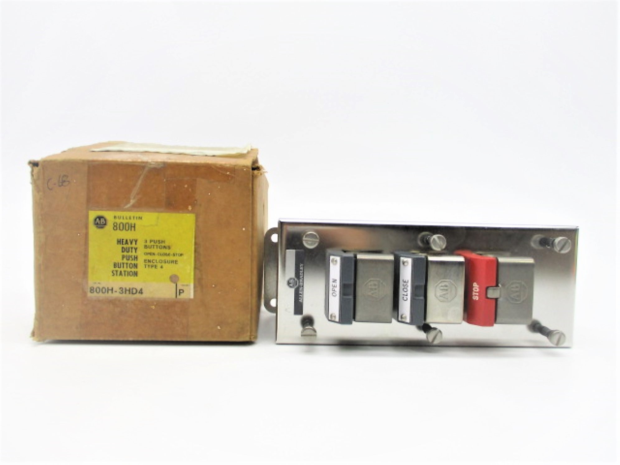 ALLEN BRADLEY 800H-3HD4 SER. P (BR/YL) NSMP