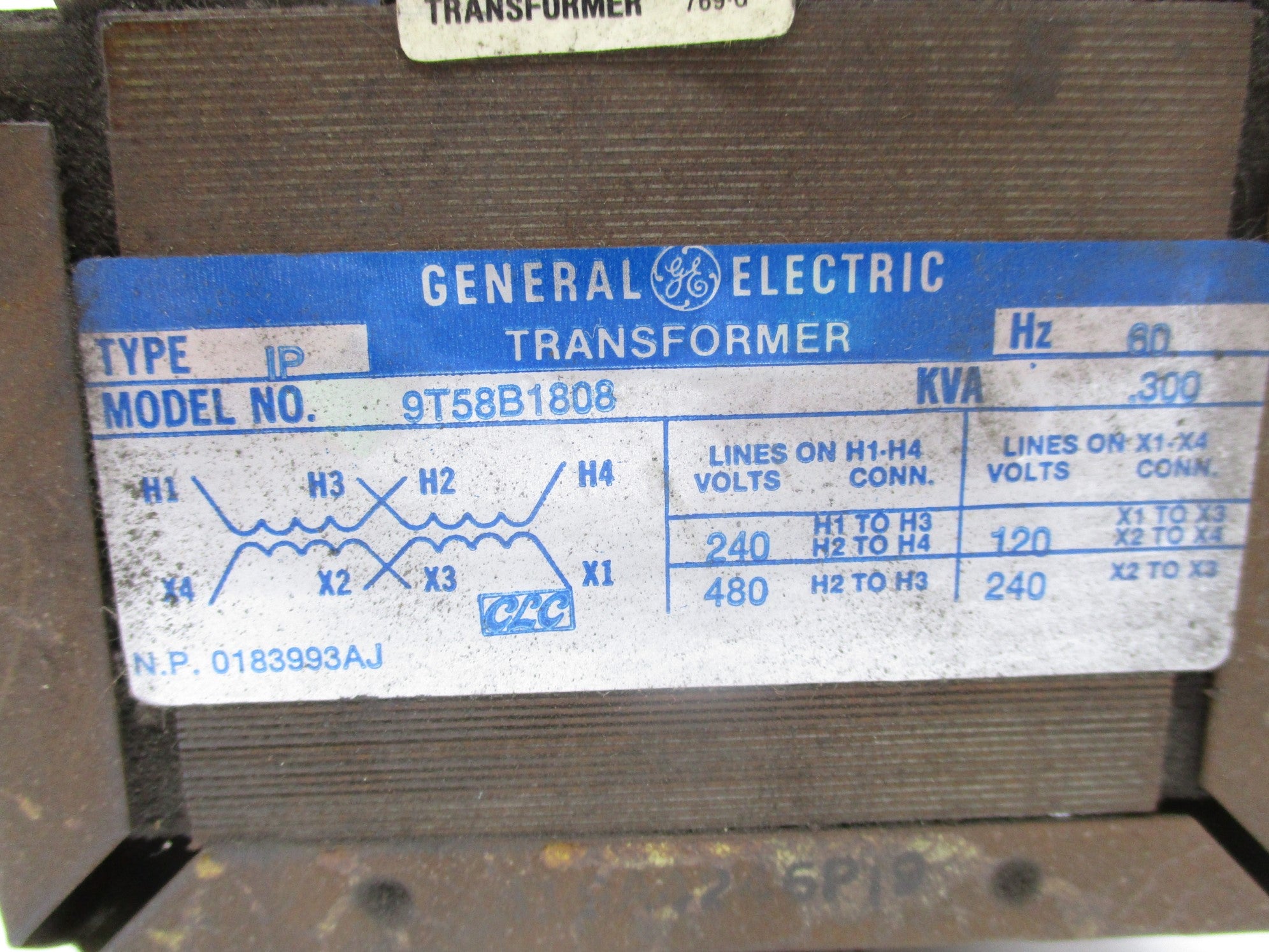 GENERAL ELECTRIC 9T58B1808 NSNP