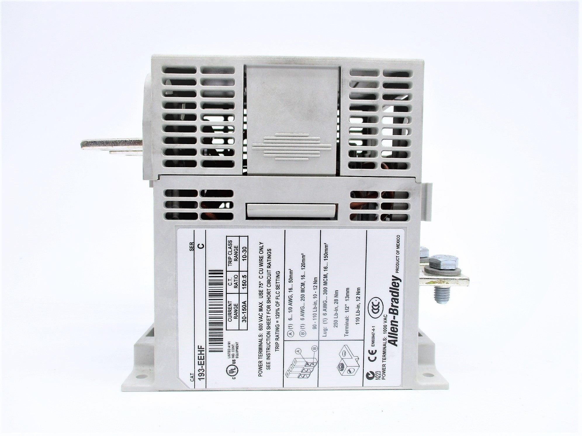 ALLEN BRADLEY 193-EEHF SER. C 150A (AS PICTURED) UNMP