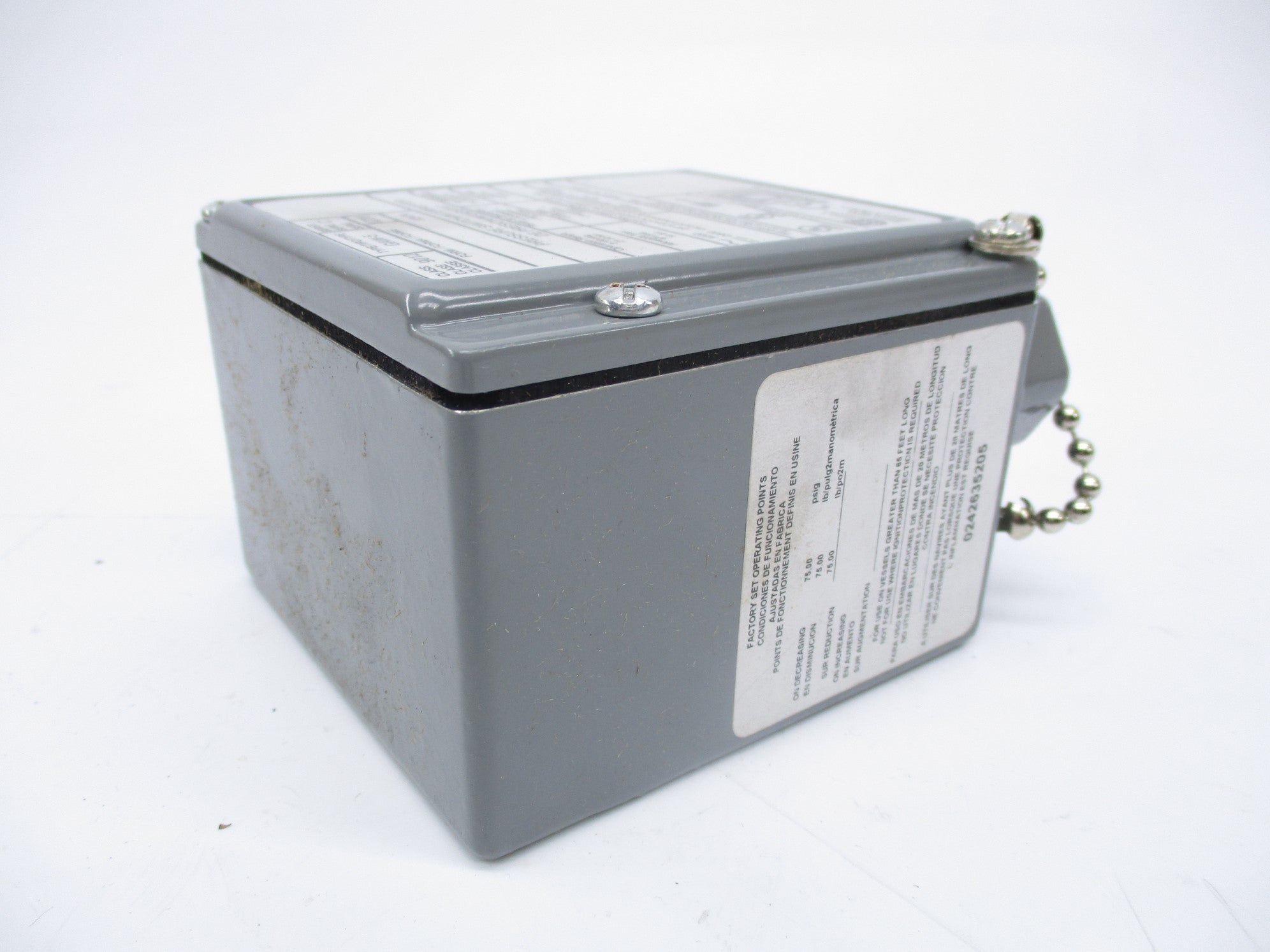 SQUARE D 9012GAW5 SER. C 3-150PSIG NSNP
